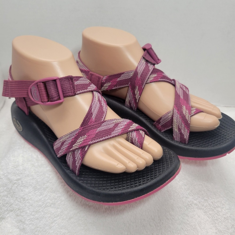 Chacos ZCloud J105018 Womens Size 7 Pink/Purple Hiking Sandal Outdoor Water Shoe - Picture 2 of 11